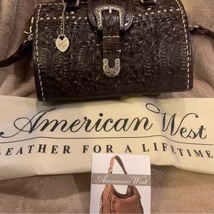 American West Satchel style handbag